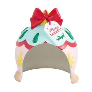 Merry & Bright Festive Reptile Enclosure Decor Merry‎ Crickets Hiding Dome